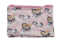 Světlerůžový plyšový nákrčník - Tlapková patrola 