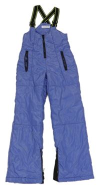 Fialové šusťákové laclové oteplovačky Zara