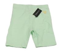 Nové - Zelenkavé elastické kraťasy se srdíčkem Dunnes