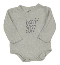 Šedé melírované zavinovací body s nápisem Topomini