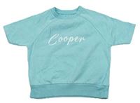 Světlemodrá tepláková vesta Cooper 