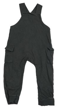 Tmavošedé laclové tepláky s kapsami H&M