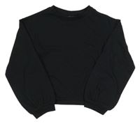 Černé triko se vzorem Next