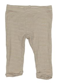 Béžovo-bílé pruhované tepláky M&S