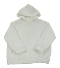 Bílá mikina s kapucí Shein