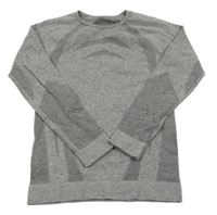 Šedé melírované funkční spodní triko Crivit