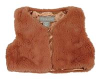 Starorůžová kožešinová podšitá vesta Primark