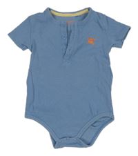 Světlemodré vzorované body s krabem Reserved 