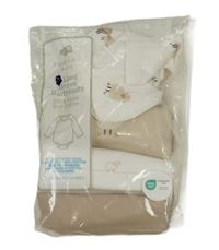 Nové - 4x - body s ovečkami - 2x - Béžové, 2x - bílé PRIMARK