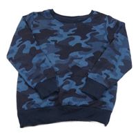 Tmavomodro-modrá army mikina Kiki&Koko