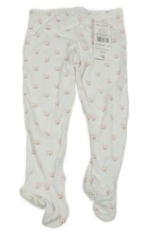 Nové - bílé polodupky s medvídky F&F