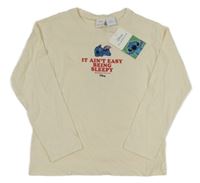 Nové - smetanová mikina se Stitchem ZARA