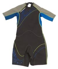 Tmavošedo-modro-šedý neopren s logem  TRIBORD