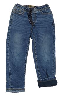 Modré teplákové podšité rifle REPUBLIC OF DENIM