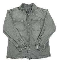 Šedá riflová košilová bunda PRIMARK