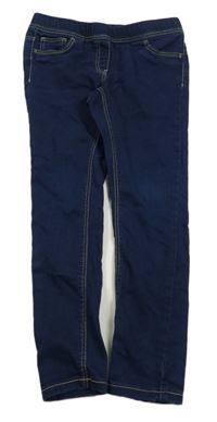 Tmavomodré teplákové džegíny C&A