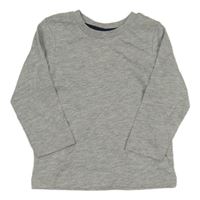 Šedé melírované triko Matalan