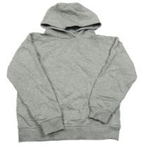 Šedá melírovaná mikina s kapucí Yigga