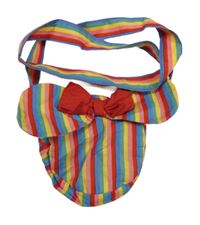 Barevná pruhovaná kabelka s mašlí - Minnie George