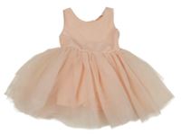 Růžové tylové šaty Ergee