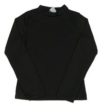 Černé žebrované triko Y.F.K.