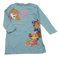Modrošedé teplákové šaty s Paw Patrol H&M
