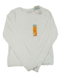 Nové - Bílé žebrované triko Primark