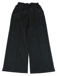 Černé sportovní široké tepláky H&M