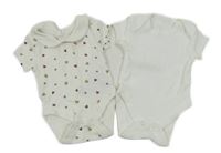 2x body - smetanové s Mickeym a límečkem + bílé