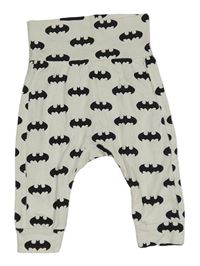 Bílé lehké tepláky s netopýry - Batman H&M