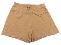 Hnědé bavlněné kraťasy H&M