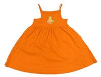 Oranžové šaty s ananasem Primark