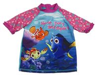 Modro-růžové UV tričko s Dory Disney