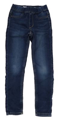 Tmavomodré super soft džegíny H&M