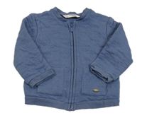 Modrá prošívaná propínací mikina Mayoral