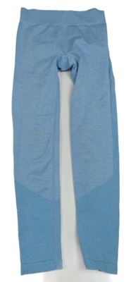 Světlemodré thermo legíny shein