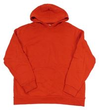 Červená mikina s kapucí H&M