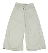 Bílé široké rifle Zara