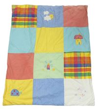 Barevná hrací deka s výšivkami Mothercare