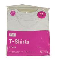 2set - 2x Bílé tričko F&F