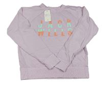 Lila mikina s logem Jack Wills