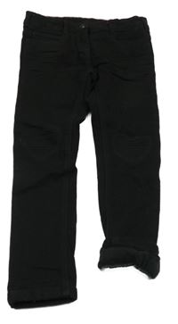 Černé podšité skinny rifle se srdíčky C&A