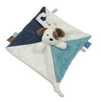 Nové - Bílo-modrý plyšový usínáček s pejskem Dunnes Stores