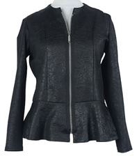 Dámský černý vzorovaný kabátek River Island 