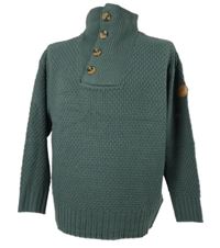 Dámský petrolejový svetr se stojáčkem Bonprix 