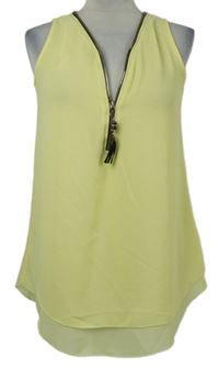 Dámská žlutá šifonová halenka Colloseum 