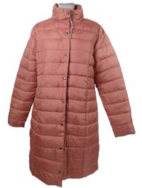 Dámský růžový šusťákový zimní kabát Blue Motion 