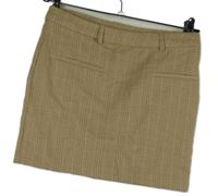 Dámská béžová kostkovaná sukně H&M vel. 32