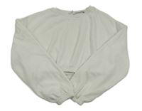 Bílá crop mikina zn. Shein