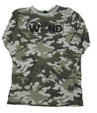 Army triko s nápisem Y.F.K.